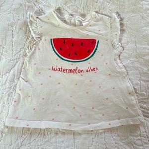 Zara Baby Girl Watermelon Top